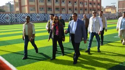 وزير التنمية ومحافظ دمياط يتفقدان قرية كفر سعد البلد لمتابعة تنفيذ لمشروعات "حياة كريمة"