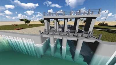 سويلم يتابع الموقف التنفيذى لمشروع مجموعة قناطر ديروط الجديدة