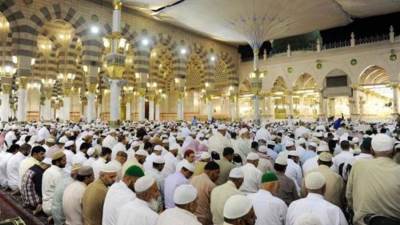 وصول عدد المصلين في المسجد النبوي لأكثر من 81 مليون مصلٍ منذ بداية شهر محرم