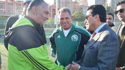 وزير الشاب والرياضة يتفقد المعسكر التدريبي للاعبي مشروع "كابيتانو مصر" 