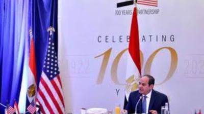 الرئيس السيسي يشكر الجالية المصرية فى أمريكا على حفاوة الاستقبال