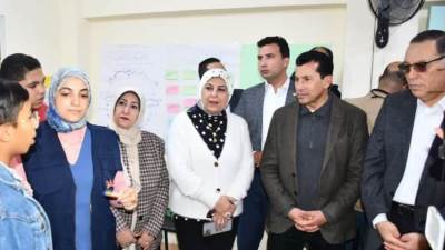 وزير الشباب يفتتح أعمال التطوير ورفع الكفاءة لمركز شباب أبو حماد بالشرقية