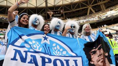 جماهير الأرجنتين وفرنسا تزين مدرجات لوسيل قبل انطلاق نهائى كأس العالم.. صور