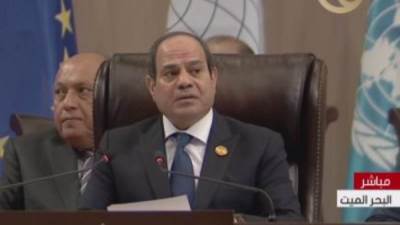 الرئيس السيسي: مصر تجدد رفضها لأى تدخل فى شئون العراق