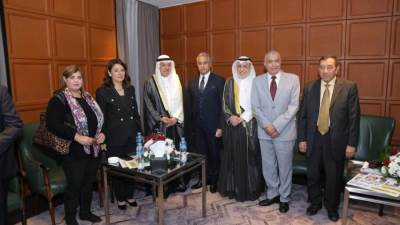 وزير القوى العاملة يشارك في إنطلاق الأسبوع الكويتي ويلتقي سفير الكويت