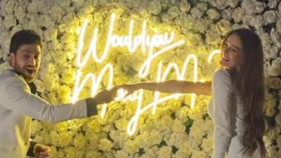 على طريقة الأفلام الرومانسية.. خطوبة نور إيهاب من الممثل نور بدر