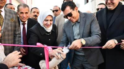 وزير الشباب ومحافظ الشرقية يفتتحان مراكز شباب الحصر والمسلمية والأعصر وطوخ