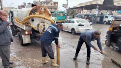 التنمية المحلية: غرفة عمليات على مدار الساعة لرفع تجمعات مياه الأمطار