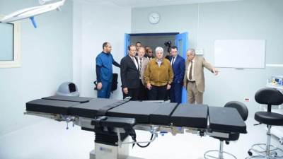 وزير التعليم العالي يتفقد المستشفى الجامعي الجديد ومنشآت المقر الجديد