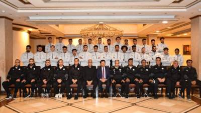 وزير الرياضة يلتقي لاعبي منتخب مصر للشباب تحت 20 سنة