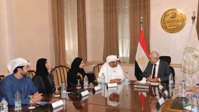 وزير التعليم يلتقي وفد الامانه العامة لجائزة خليفة التربوية 