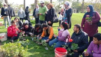 "إعادة التدوير والتحول للأخضر".. ورشة عمل لذوى الهمم بمتحف الحضارة