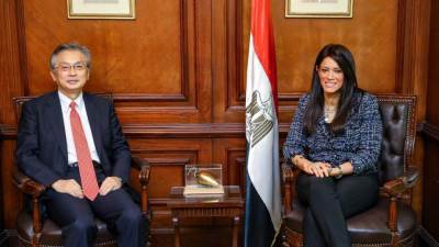 المشاط تناقش مع السفير الياباني مقترحات التعاون المشترك لتنفيذ مشروعات برنامج "نُوَفِّي"