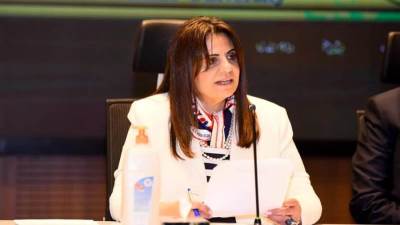 وزيرة الهجرة تعقد اجتماعا مع علمائنا بالخارج المشاركين بمؤتمر جمعية العلماء المصريين الأمريكيين