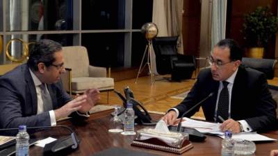 مدبولي يلتقي رئيس مجلس إدارة شركة العاصمة الإدارية للتنمية العمرانية