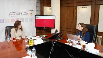 وزيرة التخطيط والتنمية الاقتصادية تتابع الموقف التنفيذي لخطة إعداد المؤشر الوطني للحوكمة