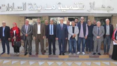 رئيس جهاز " السادات ": تسليم قطعة أرض بمساحة 200 فدان كتوسعات مستقبلية