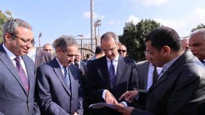 وزير الاتصالات يتفقد الأعمال الإنشائية لمركز إبداع مصر الرقمية بجامعة طنطا