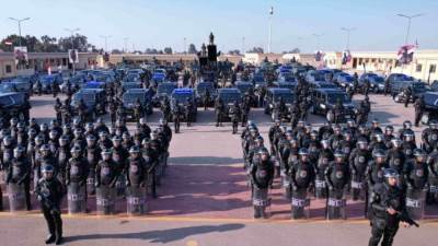 إنتشار أمنى مكثف بكافة الميادين ودور العبادة لتأمين إحتفالات المواطنين بعيد الميلاد ورأس السنة