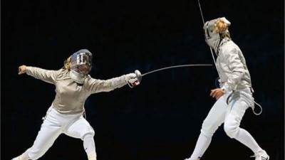 منتخب سلاح سيف المبارزة يتأهل لقبل نهائى بطولة العالم بإيطاليا