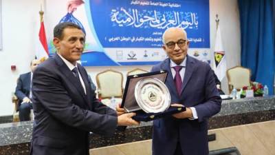 وزير التربية والتعليم يشهد احتفالية الهيئة العامة لتعليم الكبار باليوم العربي لمحو الأمية
