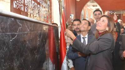 وزيرة الثقافة تفتتح قصر ثقافة "روض الفرج" بعد تجديده وتطويره