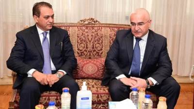 وزير شئون المجالس النيابية يستقبل سفير دولة أذربيجان