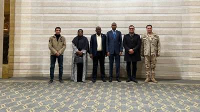 رئيس وزراء الصومال وعدد من مسئولى الحكومة الصومالية يزورون العاصمة الإدارية الجديد