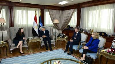 الفريق أسامة ربيع يلتقى نائبة مساعد وزير الخارجية الأمريكية لشئون الأمن الإقليمى