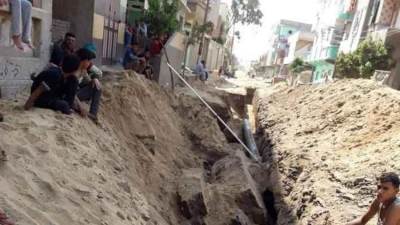 مصرع عاملين فى انهيار حفرة صرف صحى بالشرقية