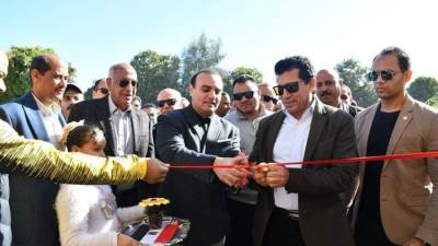 وزير الرياضة يفتتح أعمال التطوير بمركزى شباب الريانية والمحاميد بحرى ضمن قرى مبادرة "حياة كريمة"