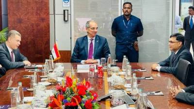 وزير الاتصالات يعقد مجموعة لقاءات مع مسئولى كبرى شركات التكنولوجيا الهندية