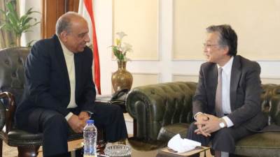 وزير قطاع الأعمال يبحث مع سفير اليابان تعزيز فرص الشراكة والتعاون الاقتصادي