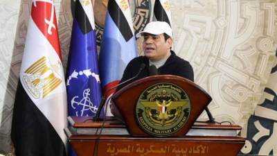 الرئيس السيسي: القوات المسلحة والشرطة نجحوا فى تأمين الدولة المصرية