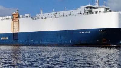 ميناء الإسكندرية يستقبل لأول مرة عبارة "الرورو" المزودة بألواح طاقة شمسية