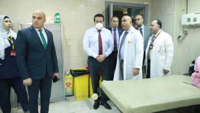 وزير الصحة يتفقد 3 مستشفيات ومكتب صحة المنيل بمحافظة القاهرة