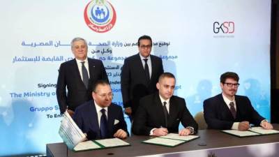وزير الصحة يشهد توقيع مذكرة تفاهم بين الوزارة وشركات إيطالية رائدة بمجال الرعاية الصحية