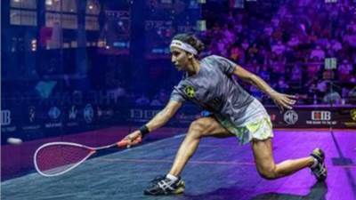 مروان الشوربجى ونوران جوهر يتأهلان لنصف نهائى بطولة الأبطال للاسكواش