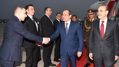 الرئيس السيسى: سعيد جدًا بزيارة الهند الصديقة والمشاركة فى الاحتفالات بيوم الجمهورية