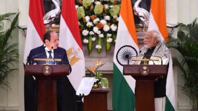نص كلمة الرئيس السيسي خلال المؤتمر الصحفي المشترك مع رئيس وزراء الهند.. تفاصيل
