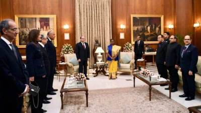 الرئيس السيسي: الاستثمارات الهندية لديها فرصة كبيرة للتواجد فى مصر للاستفادة من البنية التحتية الحديثة