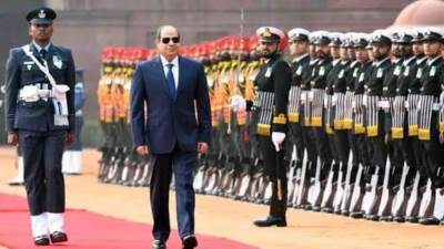 الرئيس السيسي يستقبل "جاجديب دهانكار" نائب رئيس الجمهورية الهندية