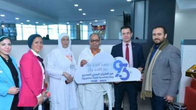 وزارة الطيران والمطارات المصرية تحتفل بعيد الطيران المدنى المصري الـ93