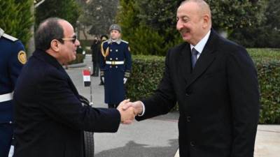 رئيس أذربيجان: دور مصر محورى كركيزة للأمن والسلام فى الشرق الأوسط وأفريقيا