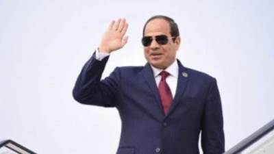 أول زيارة لرئيس مصرى منذ استقلالها.. الرئيس السيسي يصل أرمينيا