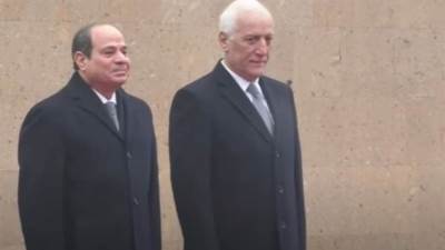 الرئيس السيسي ورئيس أرمينيا يشهدان توقيع اتفاقيات تعاون بين البلدين