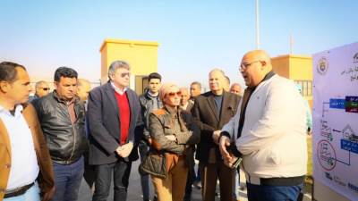 وزيره البيئة تتفقد المحطات الوسيطة بمراكز أبو تيج وديروط ومنفلوط