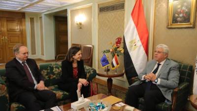 وزير التعليم العالي يبحث آليات دعم التعاون العلمي مع الاتحاد الأوروبي