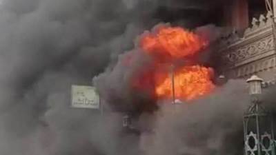 الصحة: الدفع بـ 12سيارة إسعاف لحريق مستشفى النور المحمدي بالمطرية