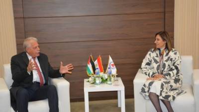 وزيرة الثقافة تستقبل محافظ جنوب سيناء لإقامة عدد من الفعاليات